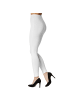 tectake Einfarbige Leggings für Frauen, weiß