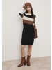 Tamaris Strickkleid in beige.schwarz-braun gestreift