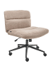 Beliani Bürostuhl CATLIN in Beige/Schwarz - (W) 64 x (H) 80 x (L) 68 cm