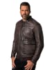 JP1880 Lederjacke in mahagonibraun
