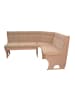 möbel-direkt Eckbank 125x165 Eva in beige