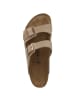 Birkenstock Sandale Arizona Nubukleder normal in hellbraun