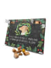 Mr. & Mrs. Panda Hund Adventskalender Hund Blumen mit Spruch in Kreidetafel