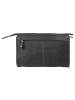 Bruno Banani Kulturtasche echt Leder in schwarz