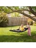 relaxdays Nestschaukel „gekrümmt“ in Schwarz – (B)150 x (T)80 cm