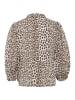 Karen By Simonsen Langarm-Bluse KBUlrike Feminine in Ulrike print - Simply taupe