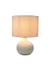 relaxdays Tischlampe "Chevron" in Weiß - (H)42 x Ø 30 cm