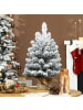 HOMCOM Weihnachtsbaum in Grün & Weiß 37L x 37B x 60H cm