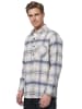 Rusty Neal Holzfäller Flanell Hemd in Ecru / Blau