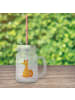 Mr. & Mrs. Panda Trinkglas Mason Jar Einhorn Wunsch ohne Spruch in Transparent