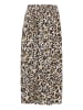 Kaffe Rock BPdagmar A-shape in Sand/Black Leo Print