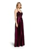 Vera Mont Abendkleid mit Stickerei in Prune Wine