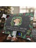 Mr. & Mrs. Panda Tee Adventskalender Hund Blumen mit Spruch in Kreidetafel