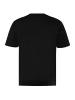 Men Plus Kurzarm T-Shirt in schwarz
