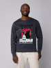 wat? Apparel Sweatshirt Catzilla in India Ink Grey