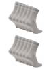 Skechers Socken Unisex 12p Basic Socks Mesh Ventilation in Light Grey Melange 3390