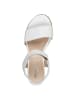 Tamaris WIDE FIT Sandalette in WHITE NAPPA