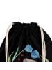 Mr. & Mrs. Panda Stoffbeutel Hase Blume ohne Spruch in Schwarz