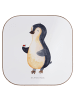 Mr. & Mrs. Panda bieruntersetzer Pinguin Marienkäfer ohne Spruch in Weiß