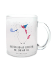 Mr. & Mrs. Panda Glasbecher Einhorn Party mit Spruch in Transparent