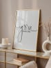 Tales by Jen Poster / Kunstdruck "You and me" I Ohne Rahmen