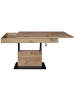 58 aufm Kessel COUCHTISCH Höhenverstellbar Else 1 110x59x60 Holzwerkstoff Viking Oak