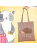 Mr. & Mrs. Panda Schultasche Igel Herzen ohne Spruch in Braun Pastell