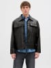 Jack & Jones Lederjacke in Black
