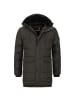 Alessandro Salvarini Winterjacke Alessandro Salvarini Herren Winterjacke AS285 in Dunkelgrau