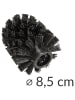 Wenko Bürstenbehälter SLATE ROCK + WC-Bürste in Grau, (B) 10 x (H) 38 x (L) 10 cm