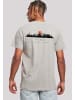 F4NT4STIC T-Shirt Escape Discover the World Asian Town in grau meliert