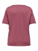 ONLY Carmakoma T-shirt in Crushed Berry