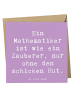 Mr. & Mrs. Panda Faltkarte Spruch Mathematiker Magie mit Spruch in Lavendeltraum