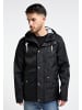 ICEBOUND Herren Regenjacke in Schwarz