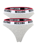 Moschino String 2er Pack in Grau