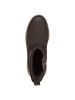 Tamaris WIDE FIT Chelsea Boot in MOCCA NUBUK