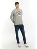MO Herren Sweatshirt in Grau Melange