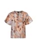 Mart Visser Felia Bluse mit Print, Hellblau/Sand