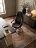 KADIMA DESIGN Bürostuhl AUSTIN Echt-Leder Schreibtischstuhl 120 KG Chefsessel in Braun