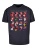 F4NT4STIC Heavy Oversize T-Shirt The Rolling Stones Voodoo Lounge Tongues in marineblau
