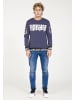 PLUS EIGHTEEN Herren Sweater in Petrol