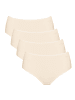 Sloggi Slip 4er Pack in Beige