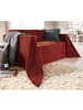Erwin Müller Sessel- u. Sofaüberwurf in rot/schwarz