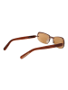 GCDS Unisex Sonnenbrillen Oval Braun