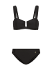 LASCANA Bandeau-Bikini in schwarz