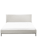 Beliani 2-tlg Doppelbett CORIO in Beige/Schwarz
