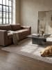 KADIMA DESIGN Teppich Kurzflor Streifen pflegeleicht Wohnzimmer Schlafzimmer Flur in Beige