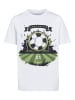 F4NT4STIC T-Shirt Fußball Feld in weiß