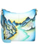 Greenland Nature Art+Craft Umhängetasche Leder 32 cm in handbemalt