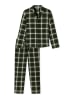 Schiesser Pyjama Warming Nightwear in dunkelgrün